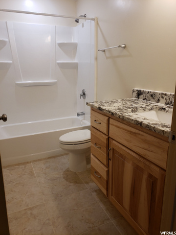 Basement restroom