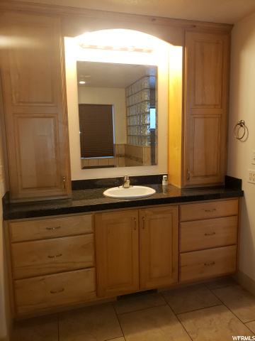 Master bathroom sink