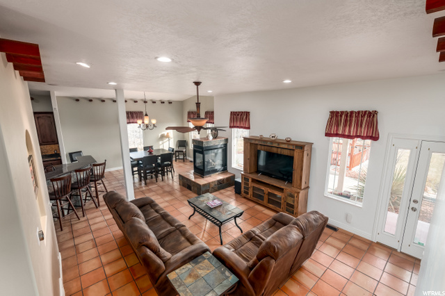great room, dining, kitchen bar