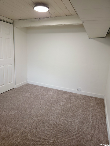 Basement bedroom