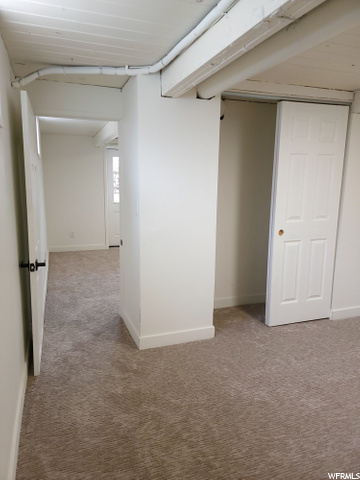 Basement bedroom