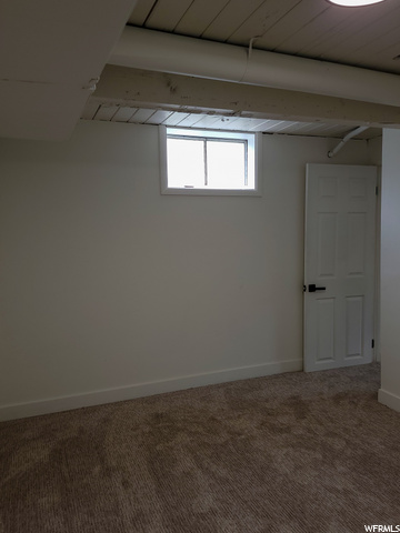 Basement bedroom