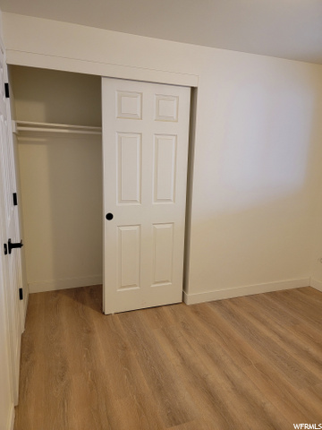 First bedroom closet