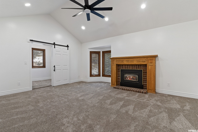 Huge Master Suite with Gas Fireplace