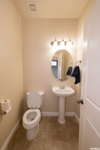 main level half bath