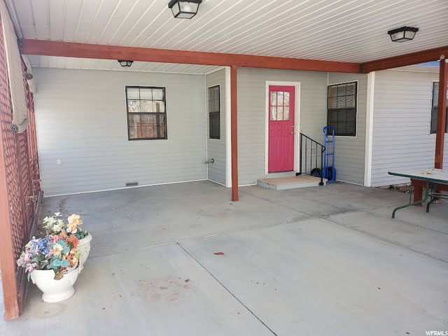 Back covered patio