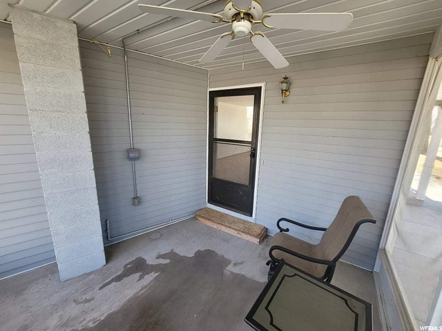 Screened patio