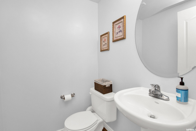 Half Bath by Garage