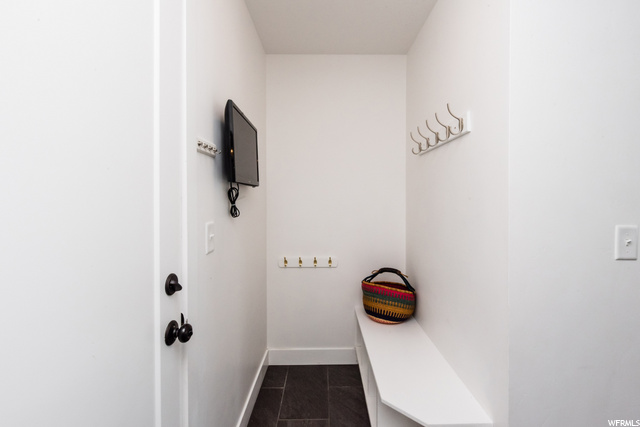 mud room off of garage