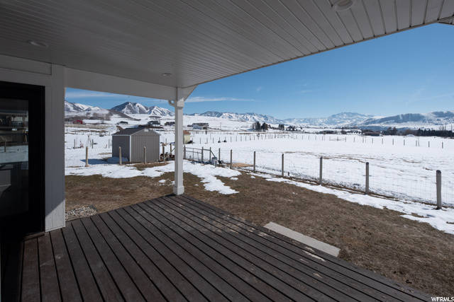 large covered deck