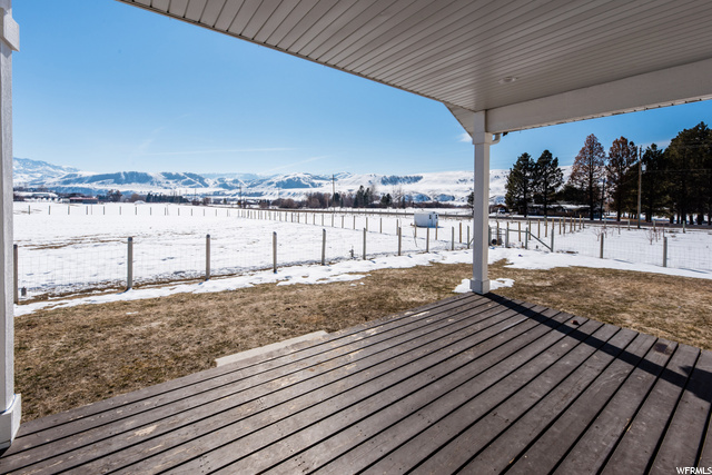 looking out at the 2.13 acreage