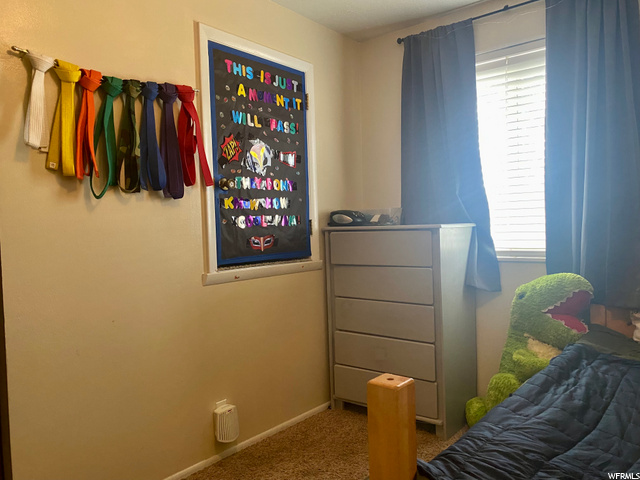 Bedroom has extra storage