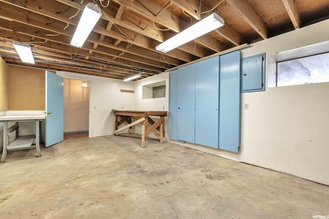 open area/basment