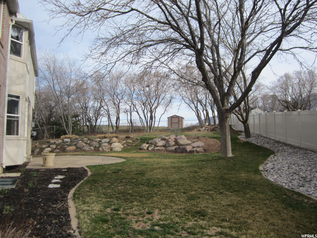 Backyard offers privacy & views