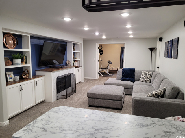 Basement Great Room to BDRM