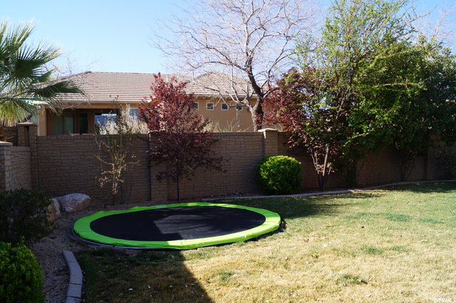In ground trampoline