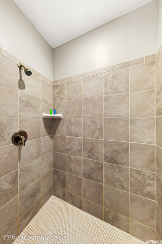 20-Step In Tiled Shower In Master
