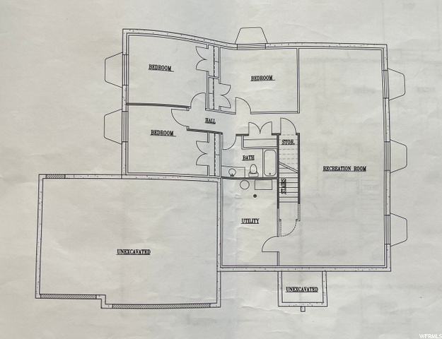 Possible future finished basement.