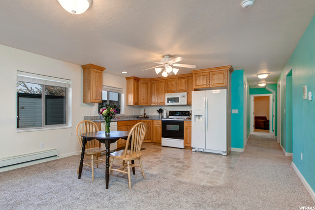 Downstairs Kitchen and Dining Area