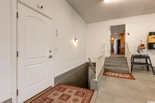 Garage with entry to downstairs and main level