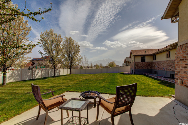 Backyard Looking toward Wasatch Mountain View