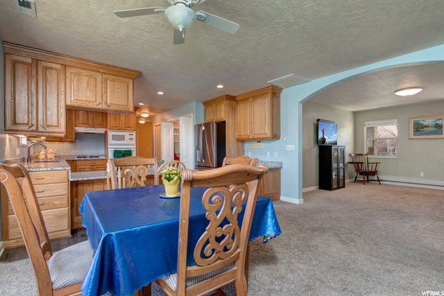 Kitchen Dining and Dining Room/Family Room