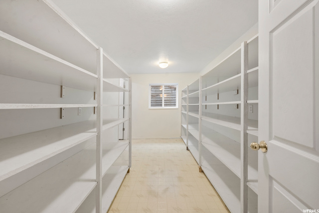 A fabulous room for storage of all types with an easy access to stored items!