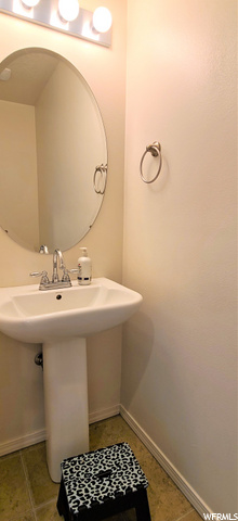 half bath on main floor