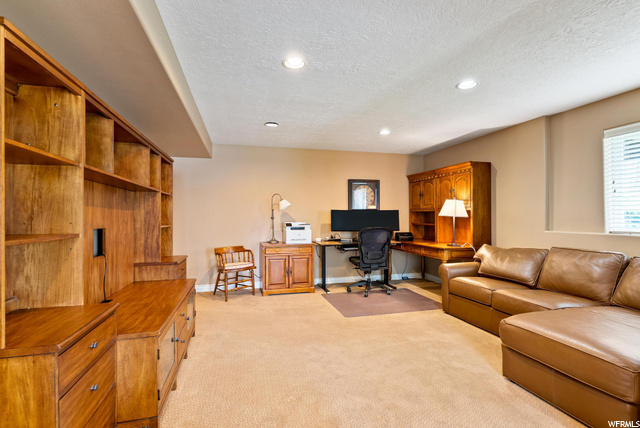Downstairs den