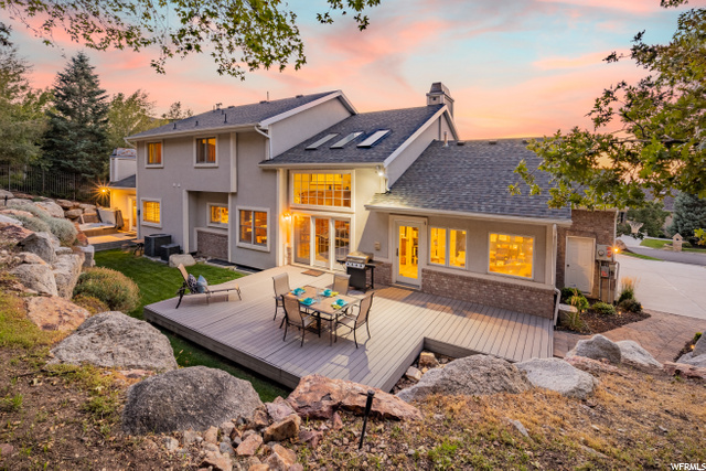 Secluded and private with no backyard neighbors...