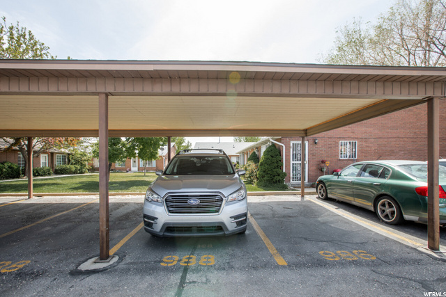 covered parking spot