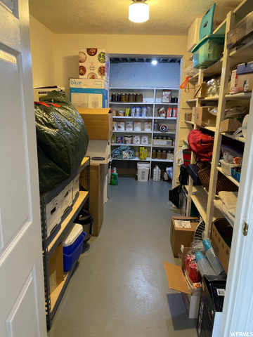 Basement storage room