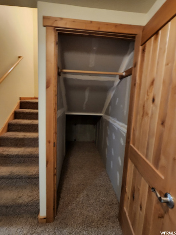 Under the stairs