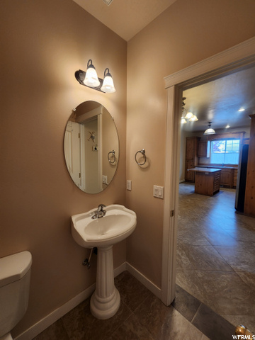 Half bath Vanity floor 1