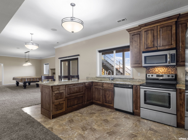 Full basement kitchen