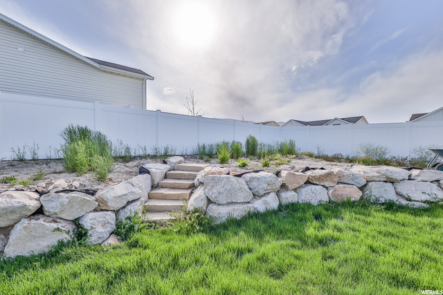 tiered back yard