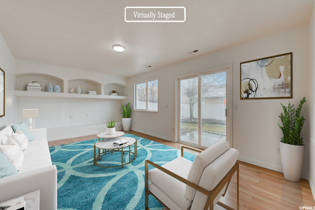 Virtually staged