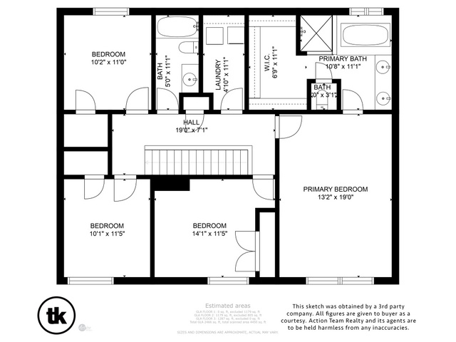 Upper Level Floorplan
