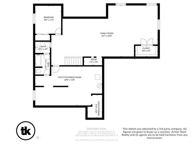 Lower Level Floorplan