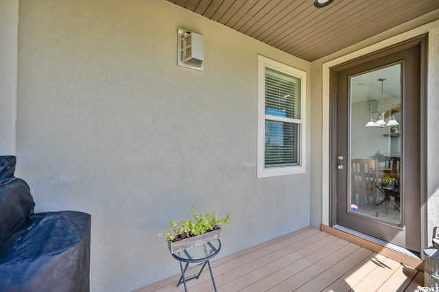 Covered Back Deck