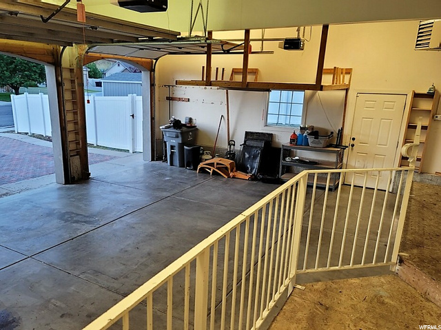 Spacious 3 car garage