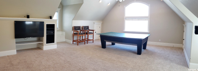 Huge entertainment room upstairs!