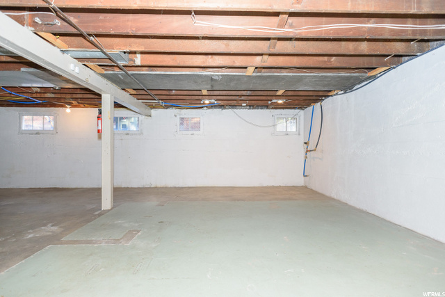 Unfinished basement