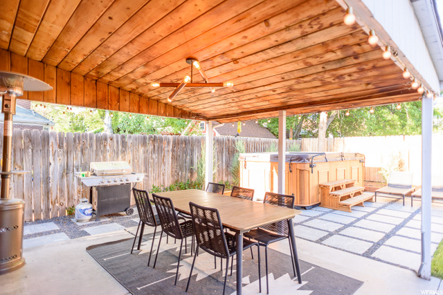 Covered patio