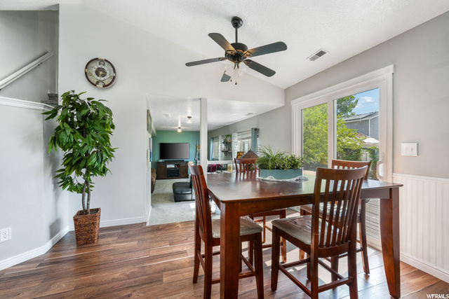 Natural Light Flows Through the Dining Area