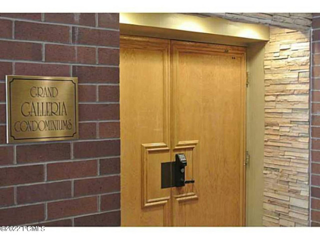 Door to elevator