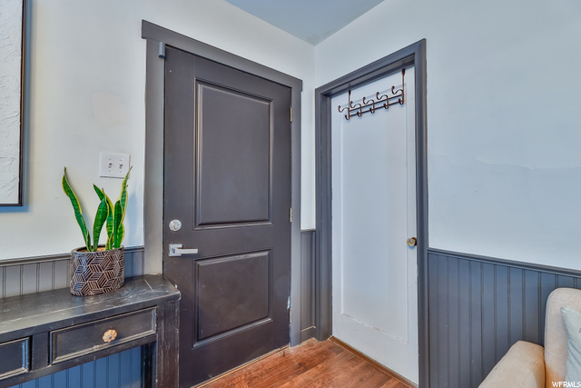 Front Door + Coat closet