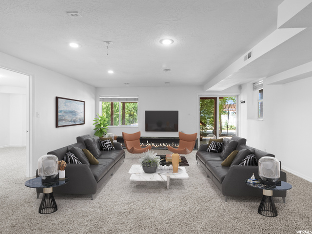 Cozy Basement family room