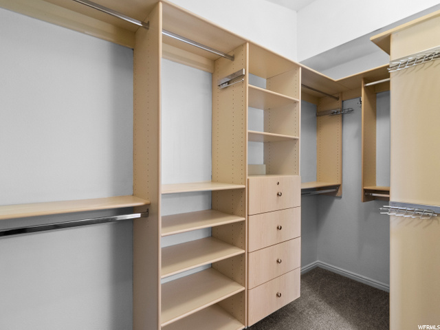 Master walk in closet