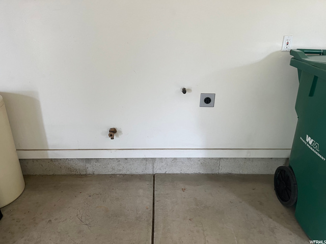 Salt tank, water spigot, 220V Power, gas bib